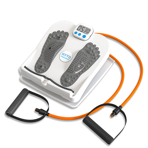 Slant Board Calf Stretcher Adjustable 5 Level Portable for Stretching Tight Calves or Plantar Fasciitis Home Gym with timer and resistance band---KYTO2250/2251