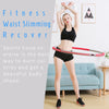 Hula Hoop with Digital Counter for Adults Exercise Removable Multiple Assembly Design 7 Detachable Sections Foam Padded---KYTO2463