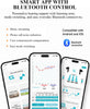 KYTO2880 OTC Hearing Aids for Seniors with Bluetooth, Rechargeable Earbud-Style | 35–41dB Gain,  iOS/Android App Hearing Test, Control Whistling Suppression, 4 Modes, Calls & Music, In-Ear Design for Mild to Moderate Hearing Loss