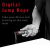 Jump Rope Digital Counter for Indoor/Outdoor Fitness Training Boxing Adjustable Calorie Skipping Rope Workout for Women Men - KYTO2106B