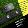 Bluetooth and ANT+ heart rate monitor with chest strap - KYTO2809